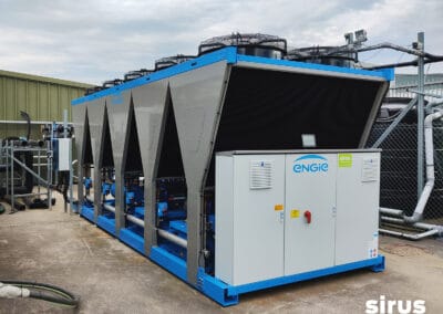 Air-cooled Chiller supplied and installed by Sirus